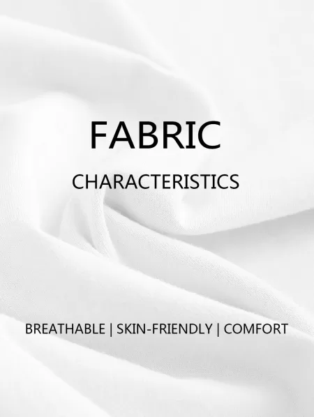 2pcs Solid Color Basic Casual T-shirts