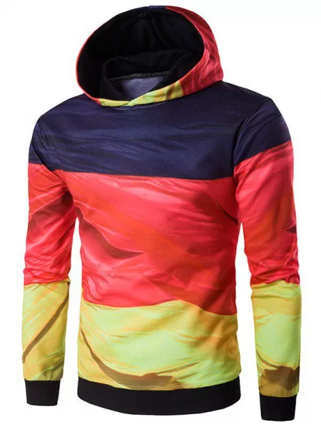 3d Flag Of Germany Print Hoodie