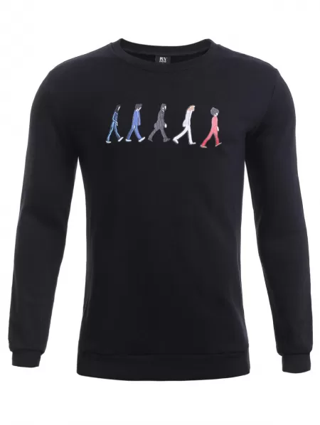 Boynewyork 3d Cartoon Figure Print Sweatshirt