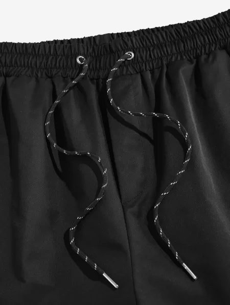 Cactus Pattern T-shirt And Drawstring Shorts Two Piece Set