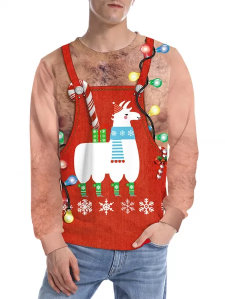 Christmas Apron 3d Print Sweatshirt