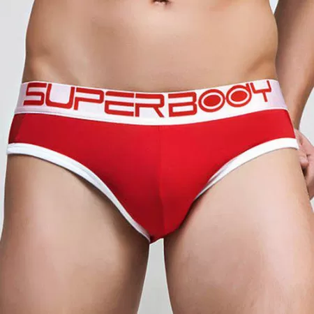 Color Block Elastic Waist Men's Briefs