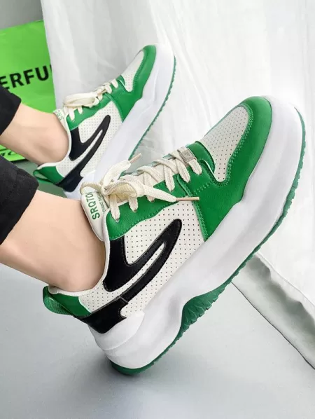 Colorblock Breathable Casual Chunky Shoes