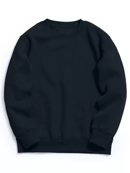 Crew Neck Fleece Mens Sweatshirt