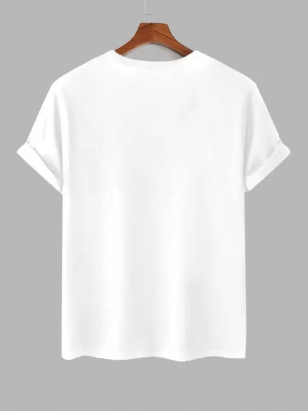 Environmental Whales Printed Casual T-shirt