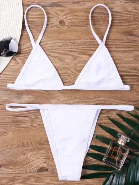 Low Waist Bralette Bikini Set
