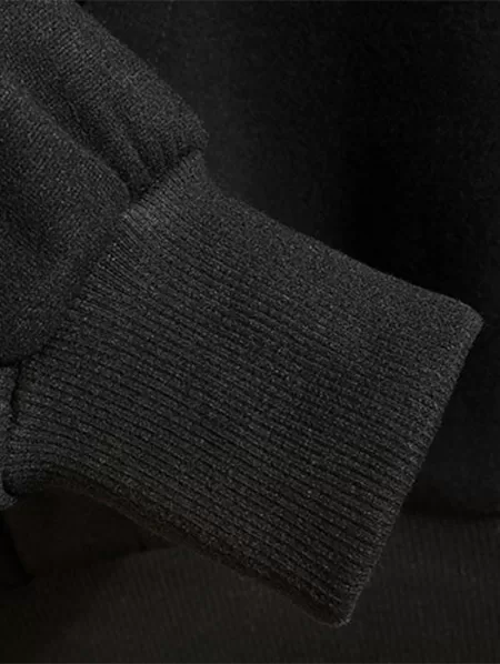 Raglan Sleeve Solid Color Hoodie