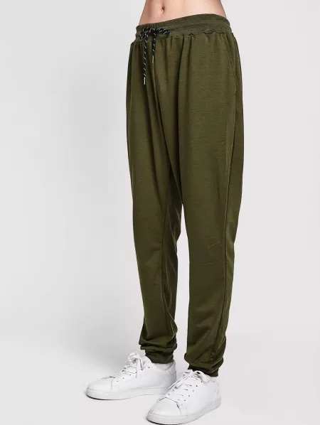 Solid Side Pockets Casual Jogger Pants