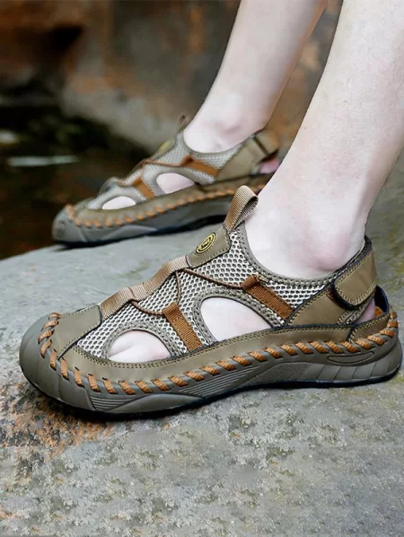 Summer Mesh Cut Out Breathable Sandals