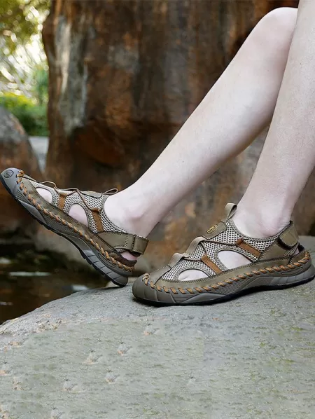 Summer Mesh Cut Out Breathable Sandals