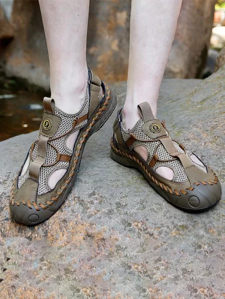 Summer Mesh Cut Out Breathable Sandals