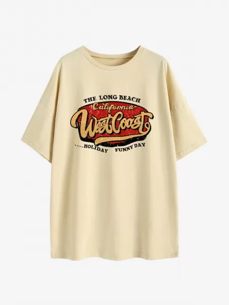The Long Beach West Coast Oversized Tee